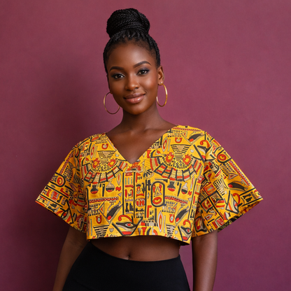 KENTE CROP TOPS