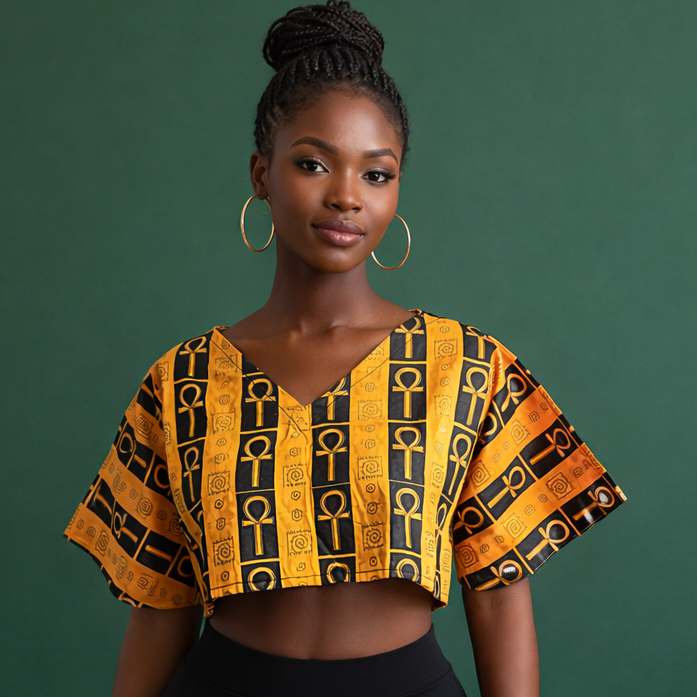 KENTE CROP TOPS