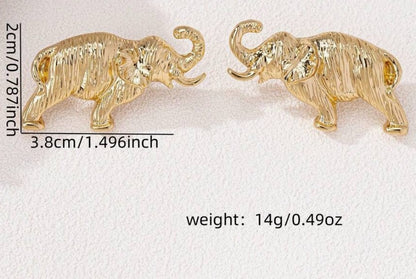 ELEPHANT STUD EARRINGS