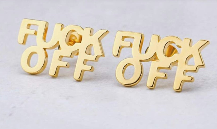 F$#@k OFF EARRINGS