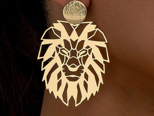 LION EARRINGS