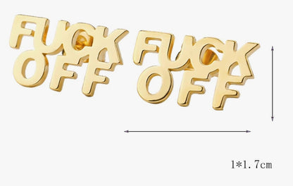 F$#@k OFF EARRINGS