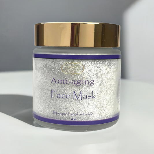     Purple sea moss anti-aging face mask for glowing skin and collagen support”