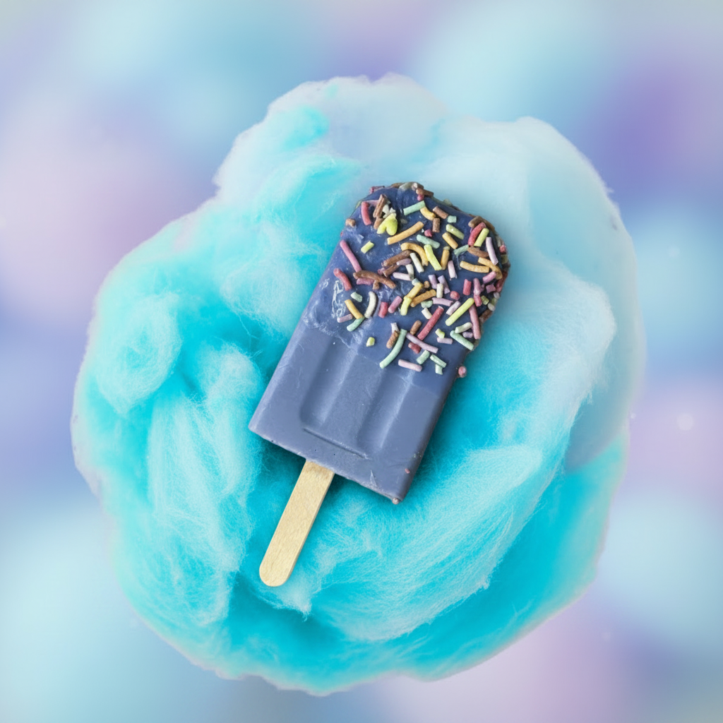 BLUE COTTON CANDY POPSICLE SOAP