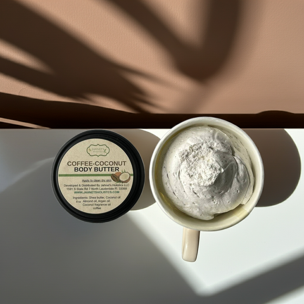 COFFEE COCONUT BODY BUTTER (8oz)