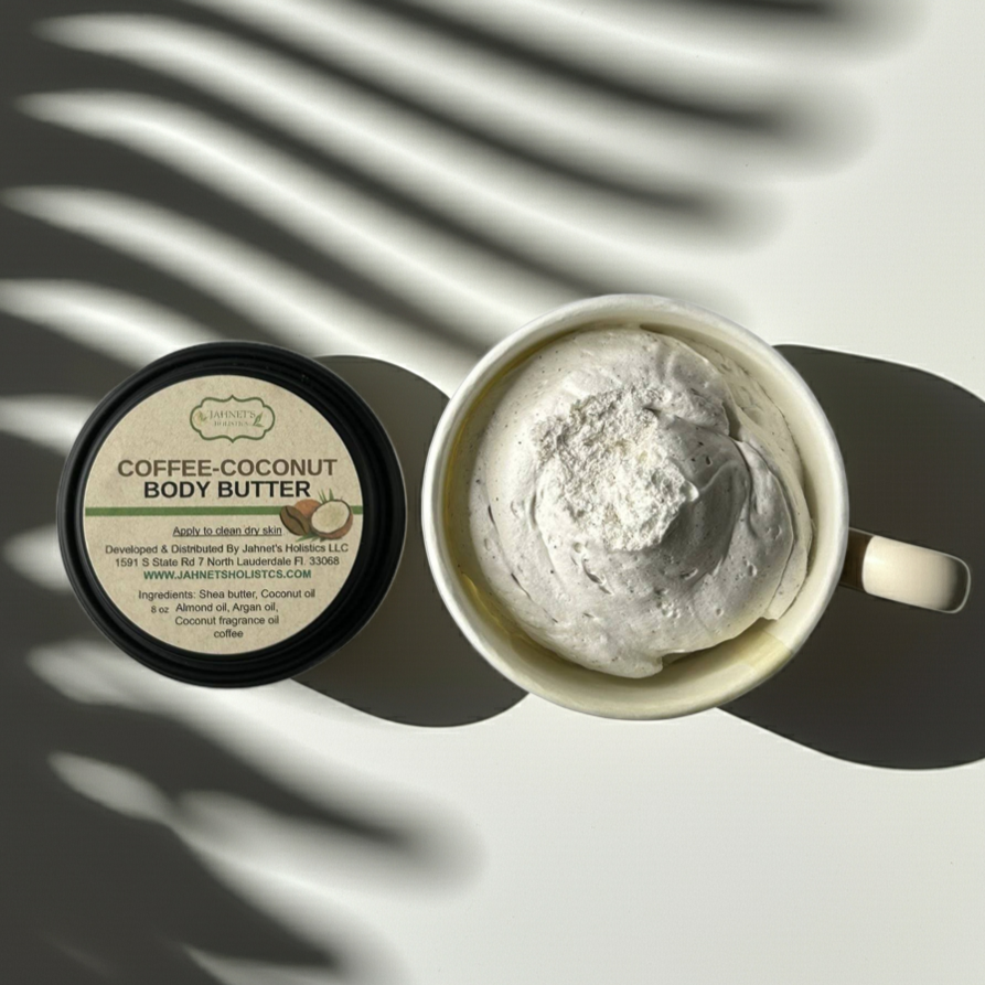 COFFEE COCONUT BODY BUTTER (8oz)