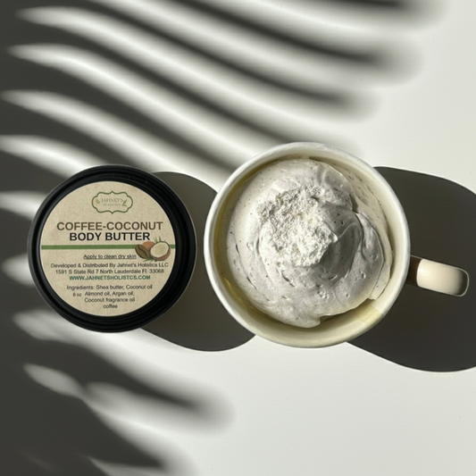 COFFEE COCONUT BODY BUTTER (8oz)