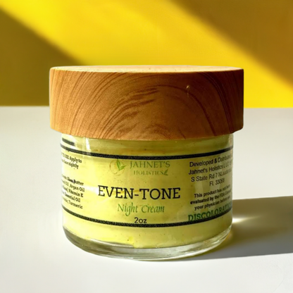     Even tone night cream for dark spots and hyperpigmentation with turmeric and hyaluronic acid