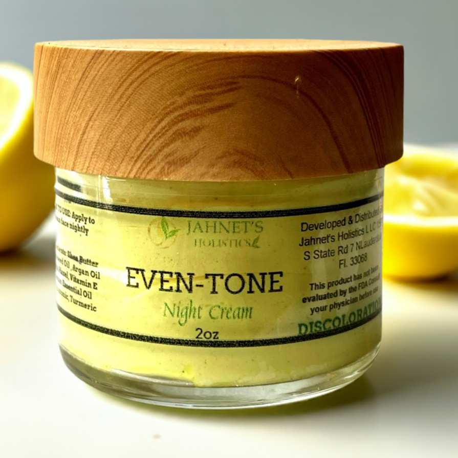     Even tone night cream for dark spots and hyperpigmentation with turmeric and hyaluronic acid