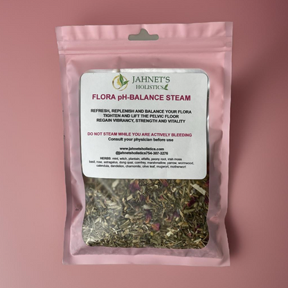 Flora pH-Balance Yoni Steam herbal blend for feminine wellness and vaginal pH balance support