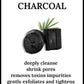 CHARCOAL PEPPERMINT FACE CLEANSING GEL