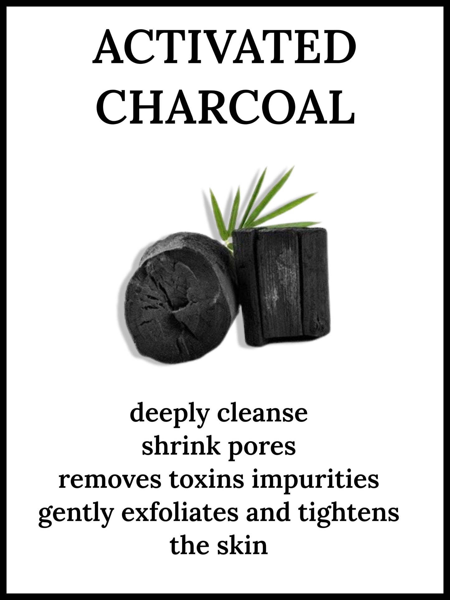 CHARCOAL PEPPERMINT FACE CLEANSING GEL