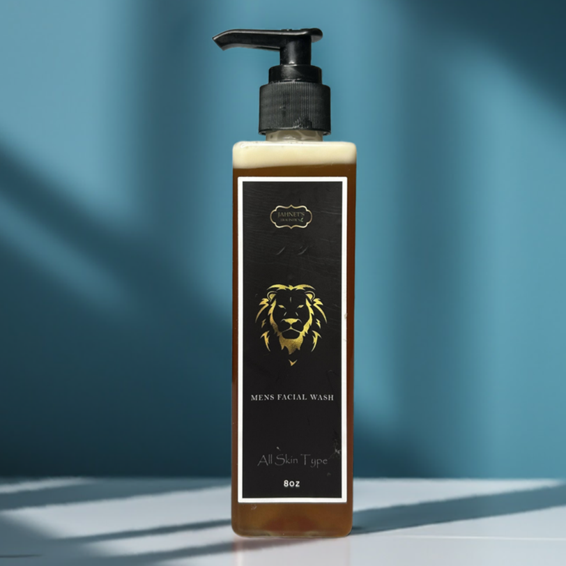 Men using natural frankincense cedarwood beard wash for acne razor bumps ingrown hairs and dark spots