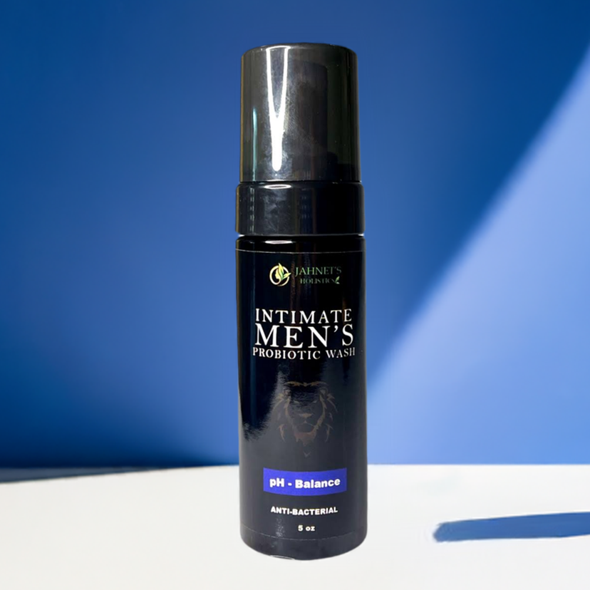     Men’s probiotic intimate wash for odor control and pH balance natural hygiene cleanser”