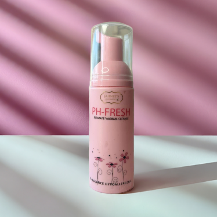 “pH balanced feminine wash for odor control and sensitive skin plant-based intimate cleanser”