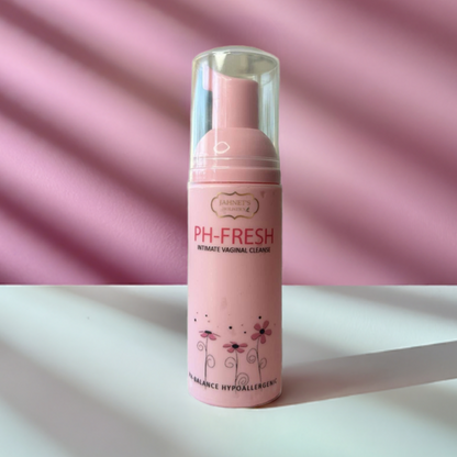 “pH balanced feminine wash for odor control and sensitive skin plant-based intimate cleanser”