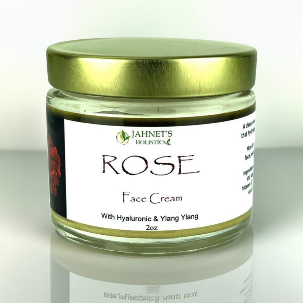     Rose hyaluronic face cream for deep hydration and glowing skin