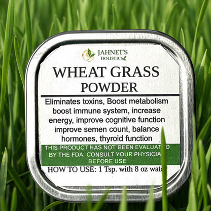     Organic wheat grass powder green superfood rich in chlorophyll for detox and energy”