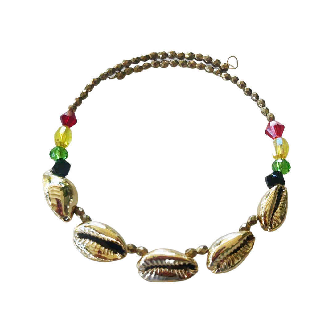 GOLD COWRIE CHOKER