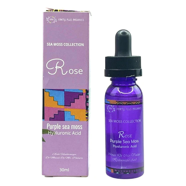 ROSE PURPLE SEA MOSS HYALURONIC ACID (ST. CROIX PICK UP ONLY)
