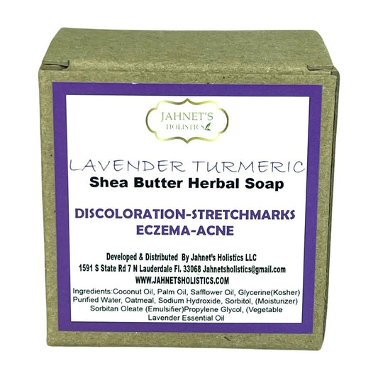 natural lavender turmeric soap