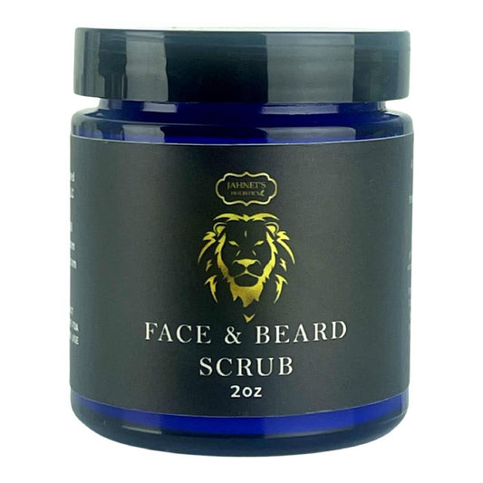 face and beard scrub