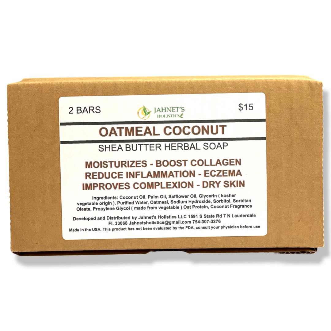 OATMEAL HERBAL SOAP COCONUT 2 BAR COMBO