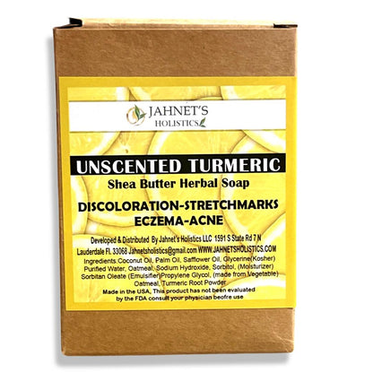 UNSCENTED TURMERIC HERBAL SOAP