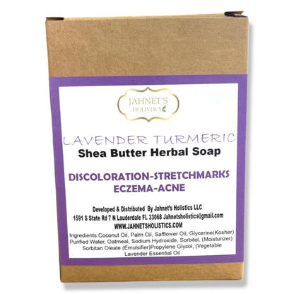 LAVENDER TURMERIC   HERBAL SOAP