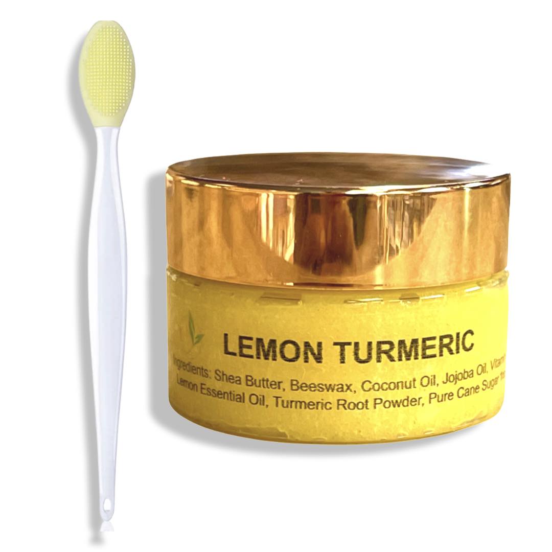 LEMON TURMERIC LIP SCRUB SET