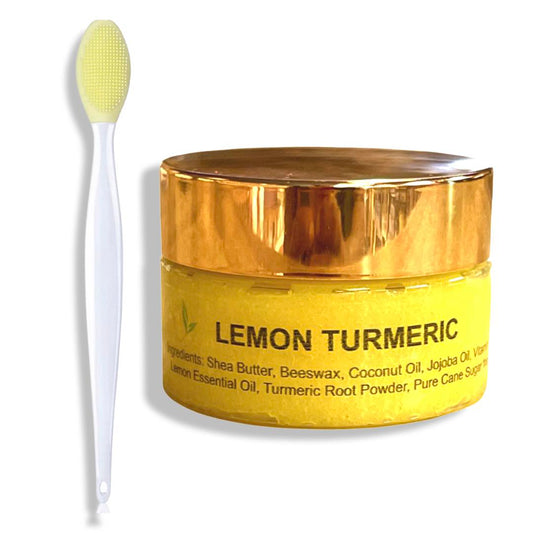 LEMON TURMERIC LIP SCRUB SET
